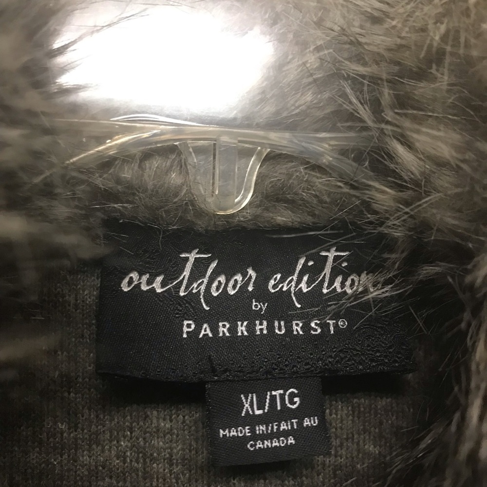 Outdoors Edition by Parkhurst Women’s Faux Fur Vest  Size XL/TG - Picture 4 of 9